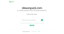 Desktop Screenshot of dewanpack.com