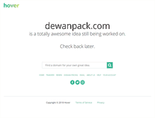 Tablet Screenshot of dewanpack.com